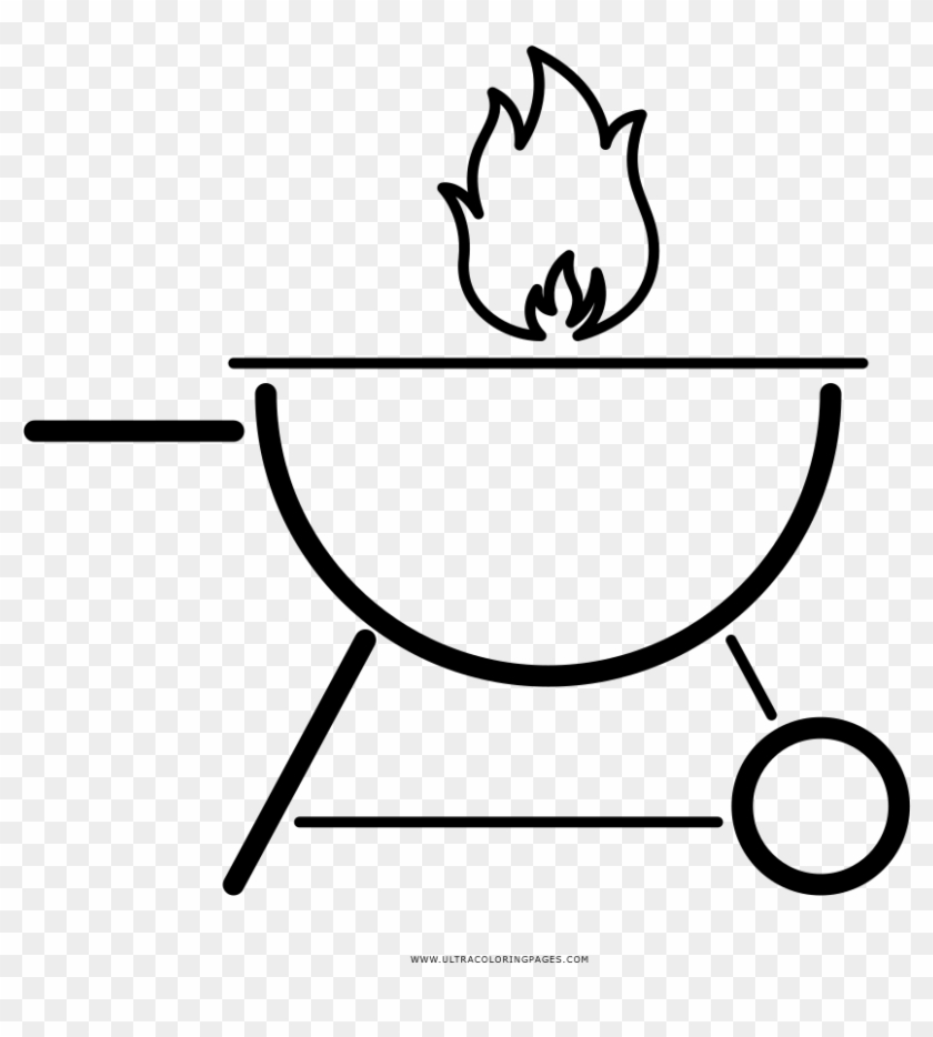 Grill Coloring Page - Coloring Book #952375