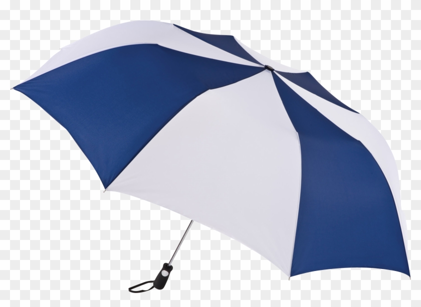 Navy/white Stratus Totes® Umbrella - Haas Jordan 58'' Folding Custom Golf Umbrella #952379