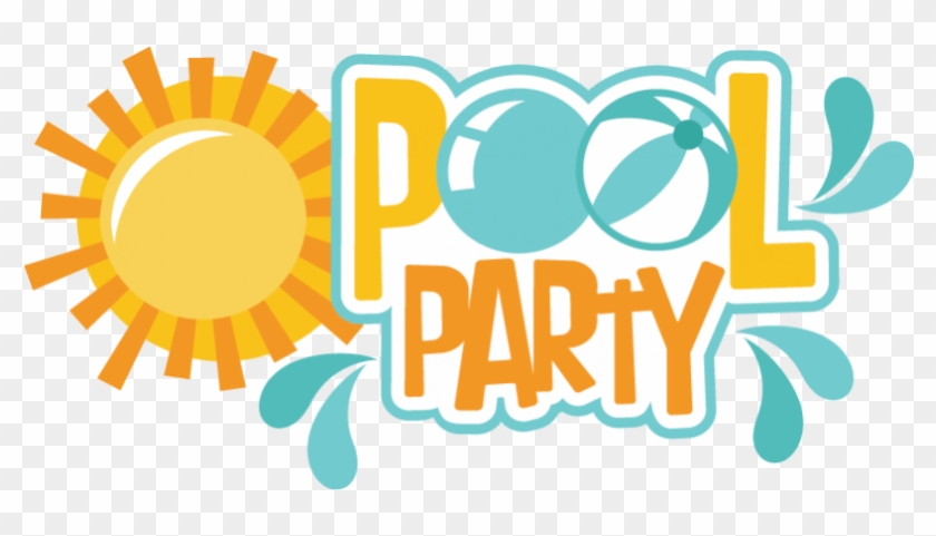 Pool Party Free Clip Art - Pool Party Png #952395