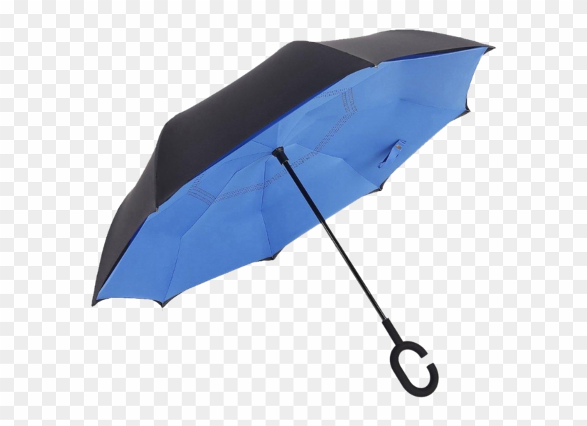 The Suprella Turns The Umbrella Upside Down - Orange: Suprella Pro Inverse Closing Umbrella #952407