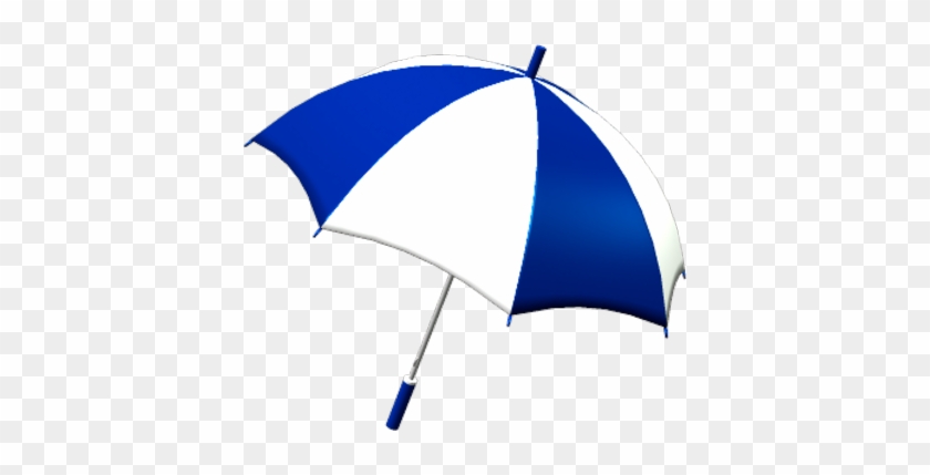 Picture Of A Blue And White Umbrella - Blue And White Umbrella #952421