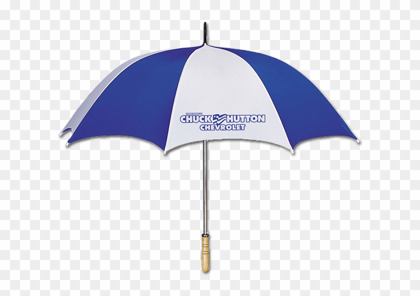 Dealer Personalized Blue/white Umbrella - 48" Arc Advertising Umbrellas - X10006 (white Royal #952471