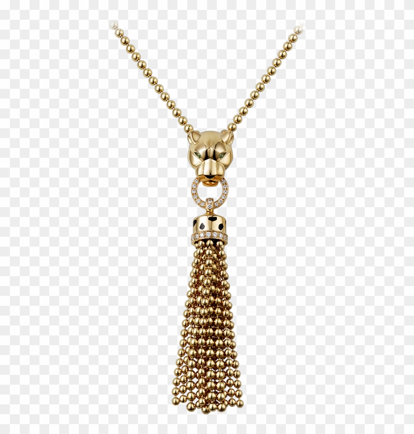 Cartier Panthere Gold Necklace - Cartier Panthère De Cartier Ketting Van 18k Geelgoud #952695