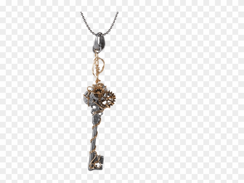 Steampunk Key Necklace - "steampunk Key Necklace" #952770