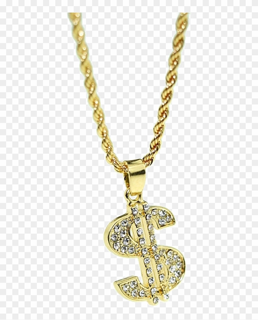 Thug Life Dollar Gold Chain Png High-quality Image - Dollar Chain Png #952808