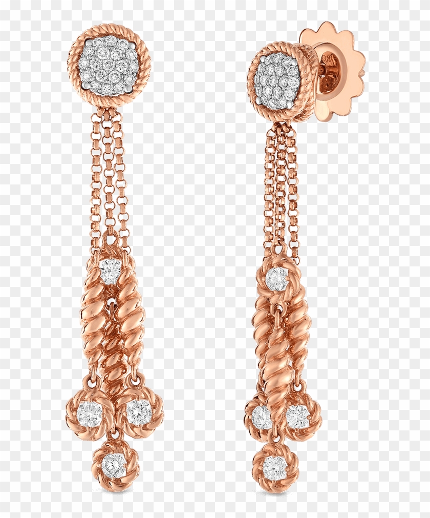 New Baroccotassel Drop Earrings With Diamond Stations - Ring #952874