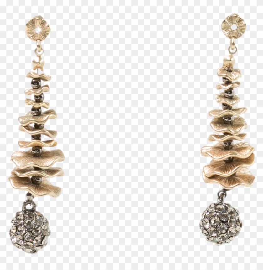 Golden Goddess Drop Earrings - Earring #952909