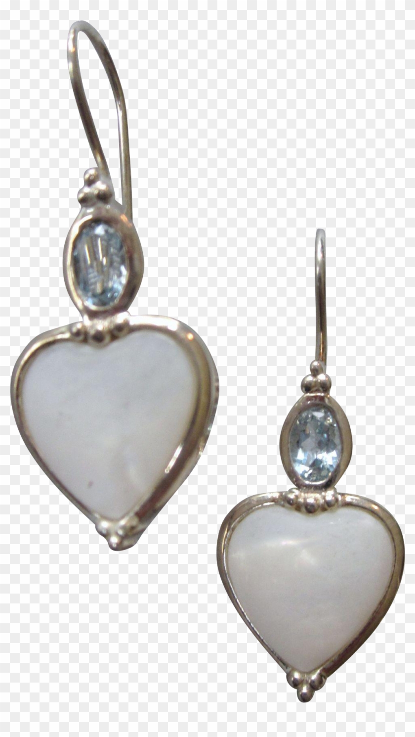 Luminous Sterling Silver, Blue Topas And Mother Of - Luminous Sterling Silver, Blue Topas And Mother #952992