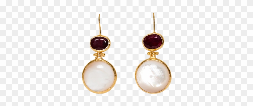 Antique Pearl Earrings - Hexagon #953007