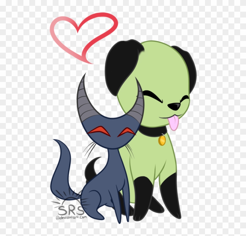 Dog Gir X Cat Mimi By Silentrisingsun - Cat #953055