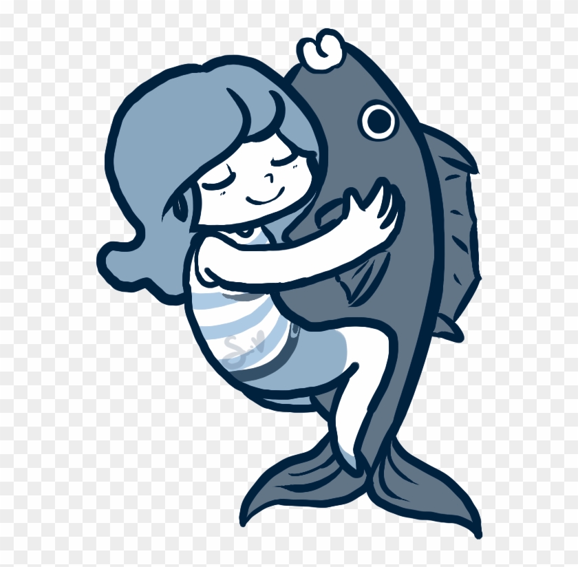 Cuddling Clipart Fish - Cuddling Clipart Fish #953241