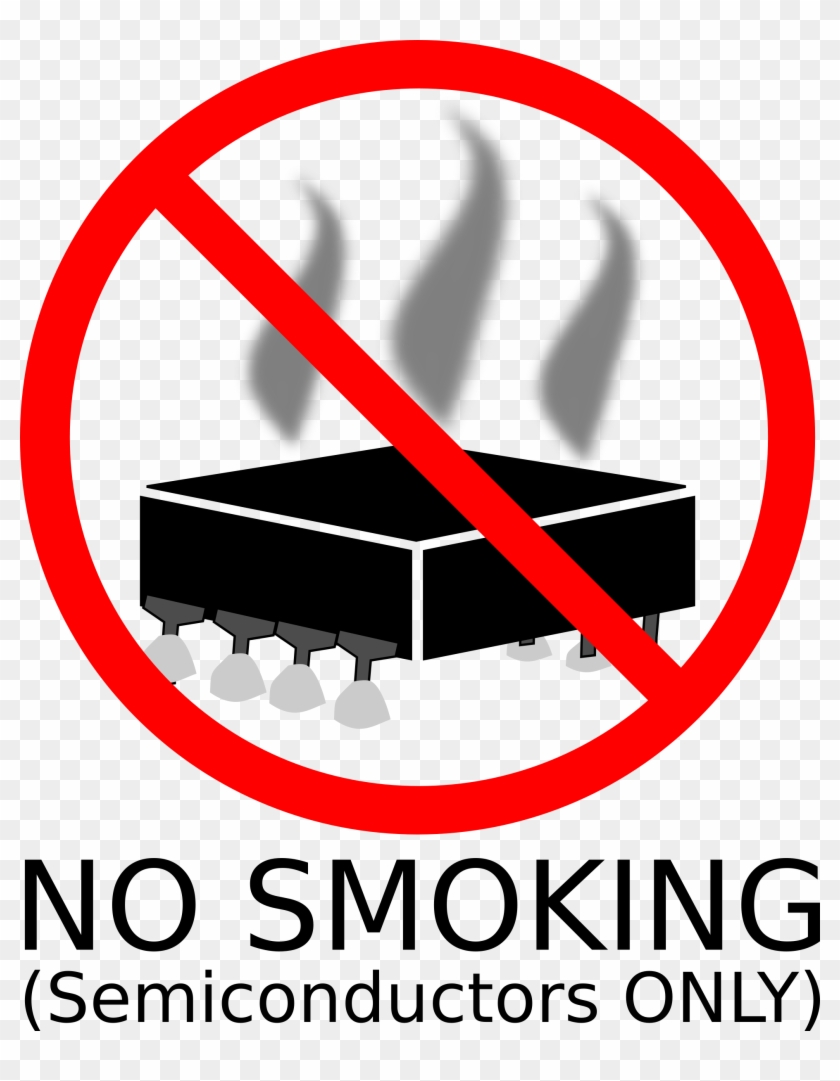 No Smoking Chips - Sign #953399