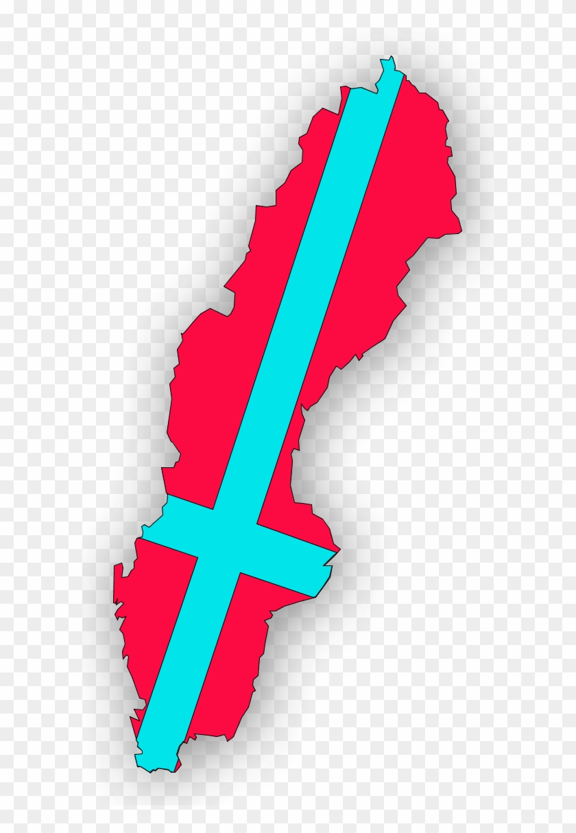 Clip Arts 43488 Images Found - Sweden Map Flag #953487