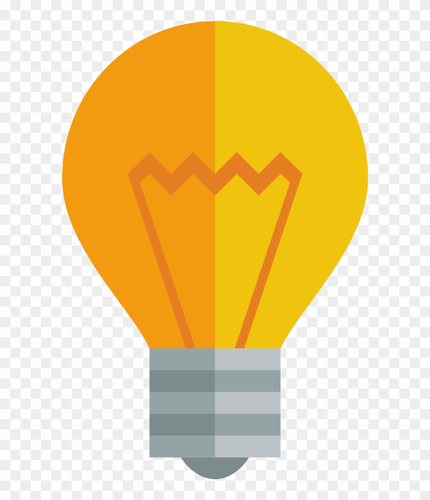 Material Icon For Lightbulb - Flat Light Bulb Icon #953642