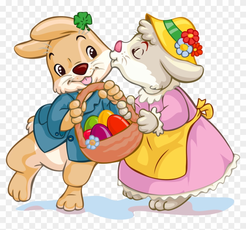 Bunny Clipart Basket - Скачати Привитання З Паскою #953732