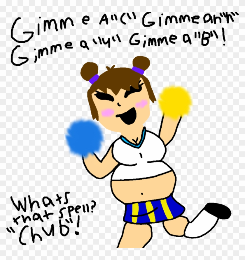 Chubby Cheerleader Frisk By Kingamegamegame12 - Comics #953778