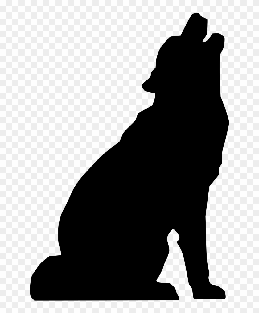 File - Howlingwolf295 - Svg - Howling Wolf Silhouette #953834