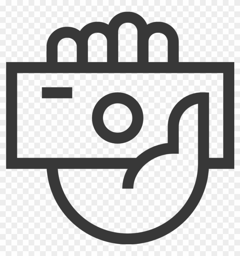 Icon Money In Hand Inactive - Payment - Free Transparent PNG Clipart ...