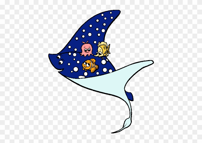 Stingray Clipart Starfish - Finding Nemo Mr Ray Coloring #953921