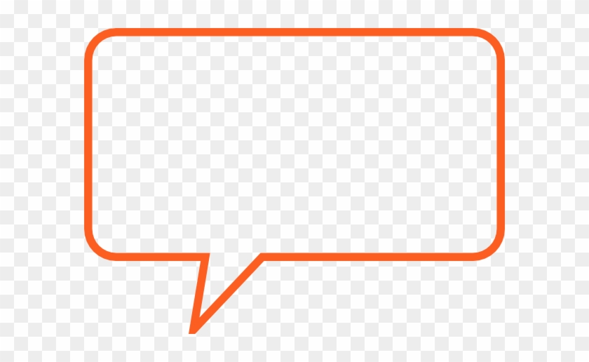 Speech Bubble Orange Png #953953