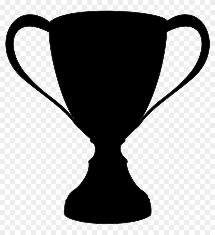 Trophy Silhouette Award Cup Clip Art - Trophy Cup Silhouette #953962
