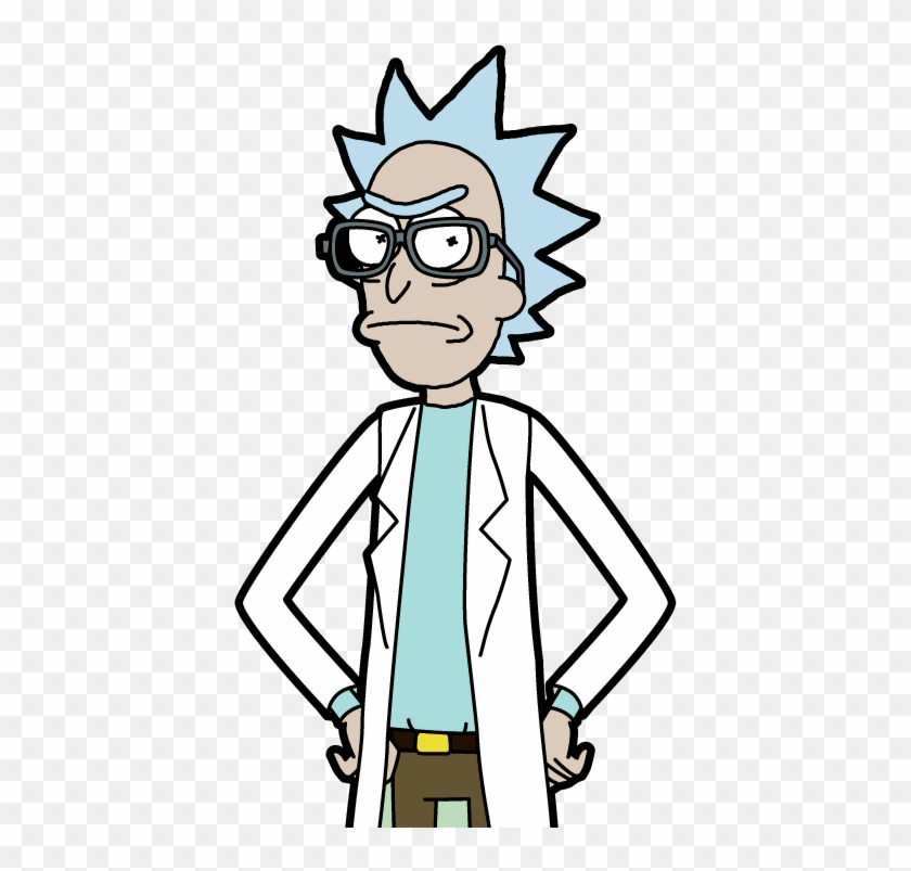Four Eyes Rick - Rick And Morty Sprite Morty #953972.