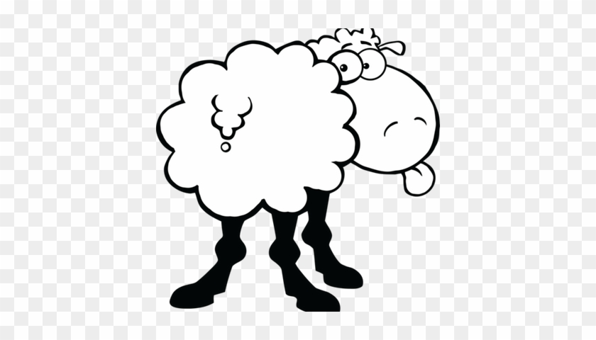 Black Sheep Graphics - Funny Clip Art Black And White #954051