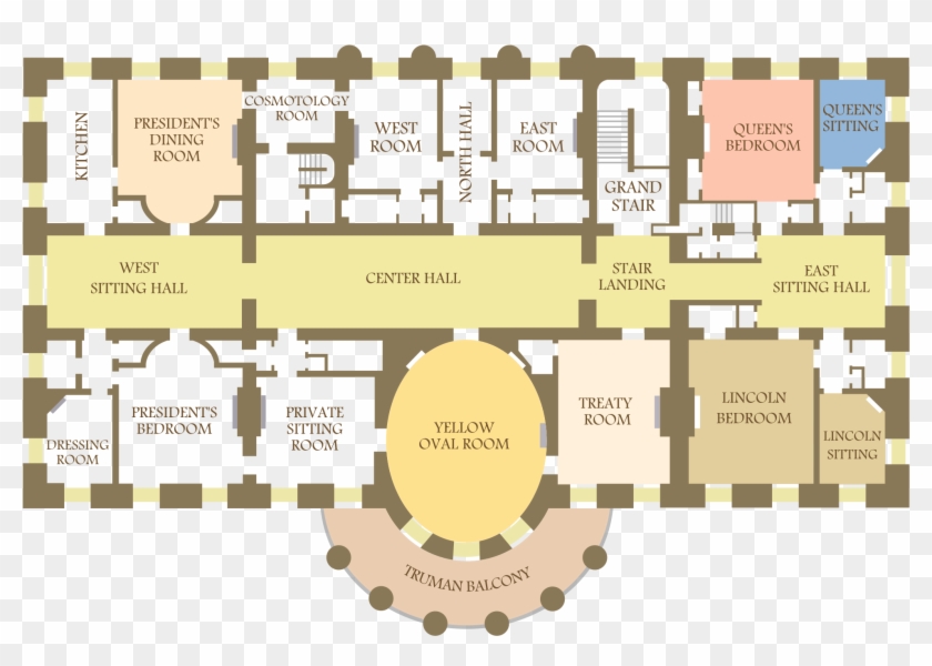 White House Floor Plan #954056