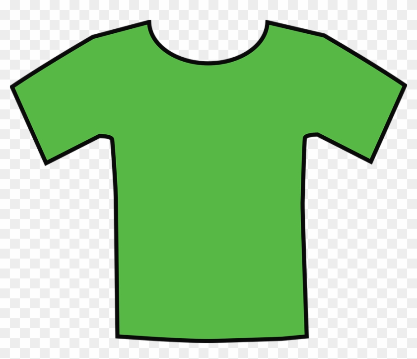 Green T-shirt - T Shirt Grün Clipart #954070