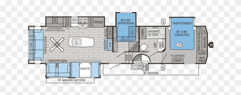 Jayco Fifth Wheel Floor Plans Captivating Montana 5th - Fifth Wheel Floor Plans Bunkhouse #954107