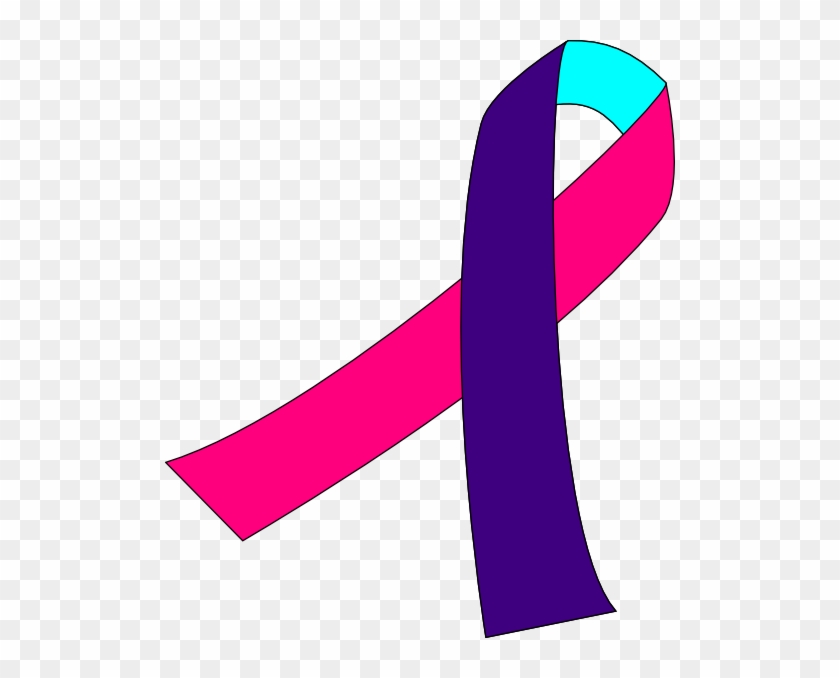 Thyroid Cancer Ribbon Clip Art - Thyroid Awareness Ribbon Color #954243