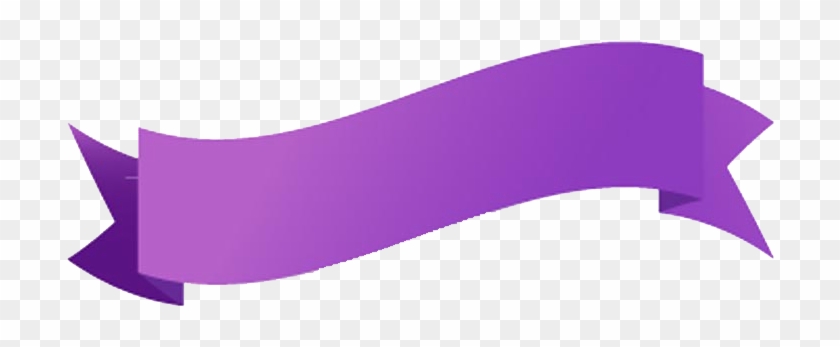 Purple - Purple Ribbon - Ribbon Free Vector Orange #954315