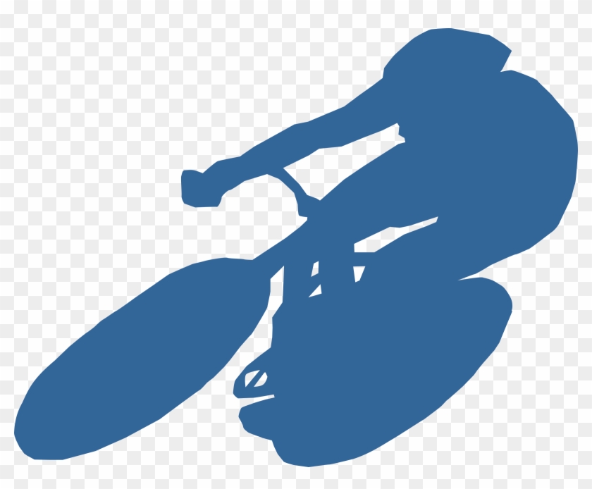 Big Image - Cycling Silhouette Png #954364