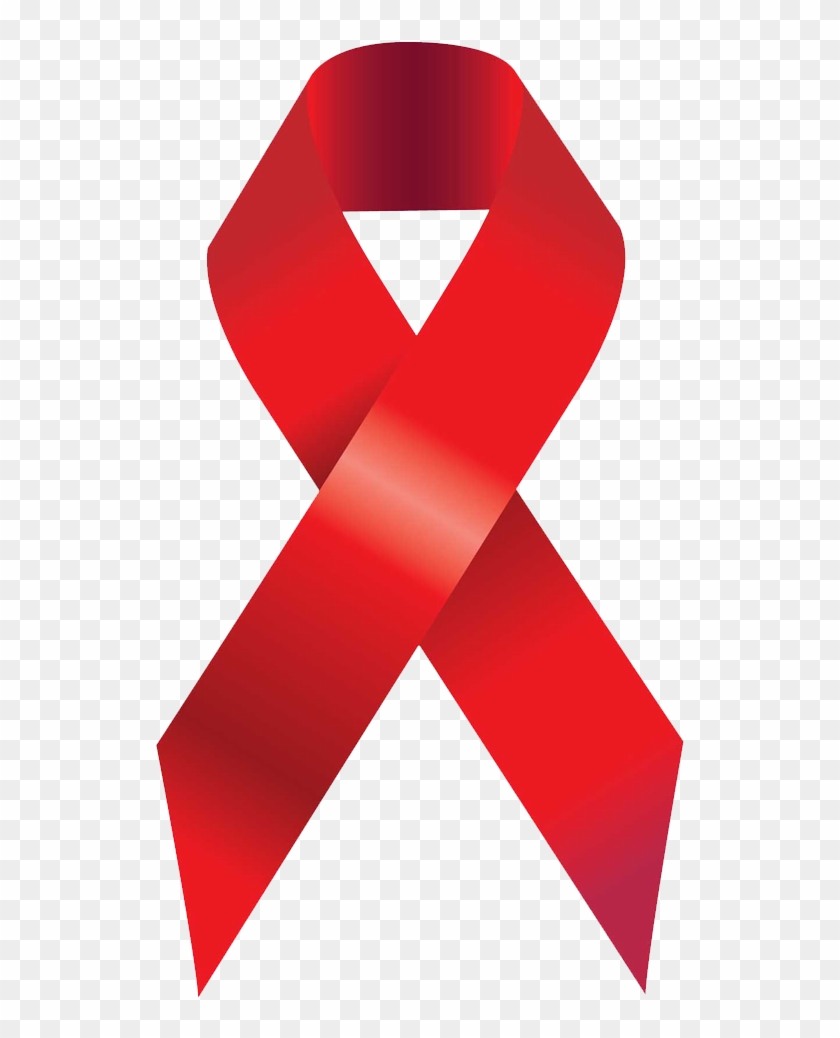 Domestic Violence Red Ribbon Purple Ribbon Aids - Red Ribbon Aids Png #954373