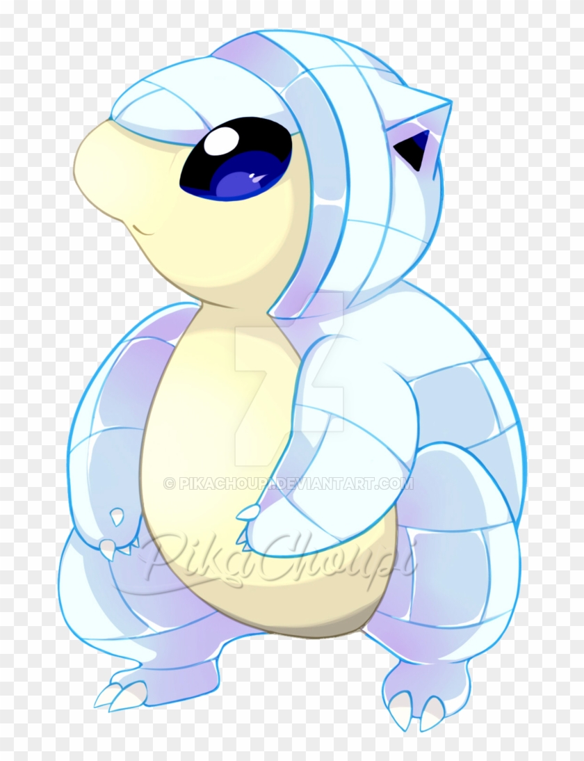 Alolan Sandshrew By Pikachoupi Alolan Sandshrew By - Alolan Sandshrew And Sandshrew #954385
