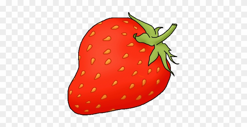 Simple Strawberry Clip Art Strawberry Clipart Black - いちご フリー 素材 #954463