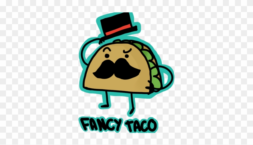 Larry's Tacos - Taco With A Mustache #954538
