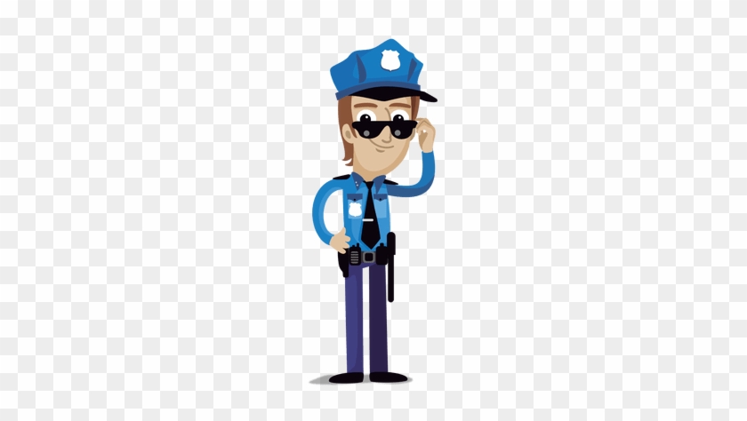 Policeman Profession Cartoon - Law Enforcement Officer #954568