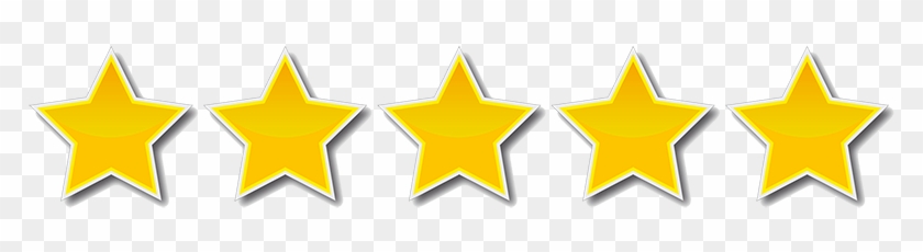 Five-stars - 5 Gold Stars Png #954624