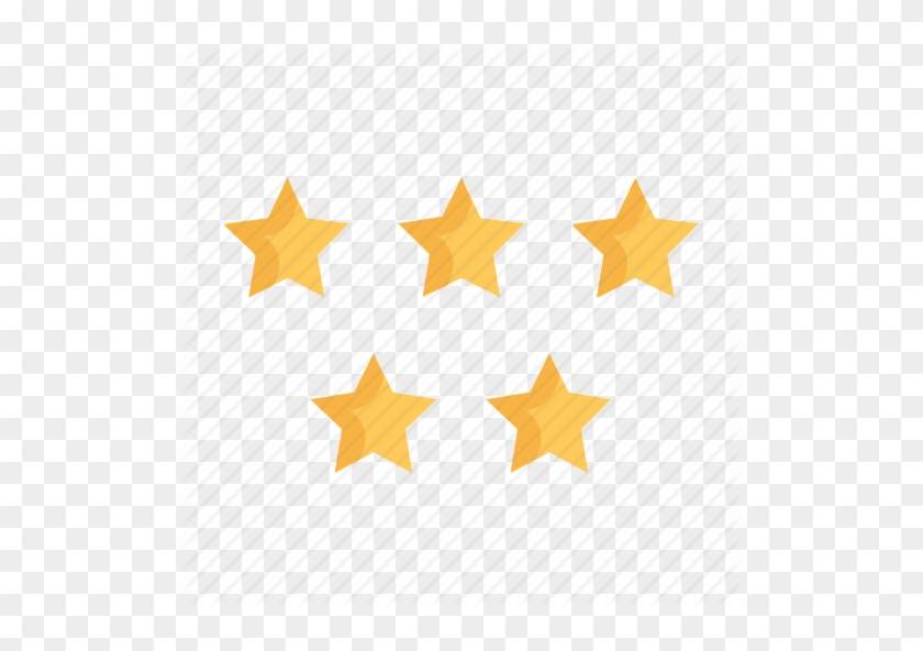 Five Stars Icons - 5 Star Icon Png #954654