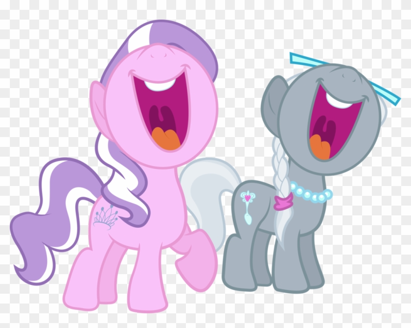 Diamond Tiara And Silver Spoon By Silentmatten - My Little Pony Diamond Tiara And Silver Spoon #954675