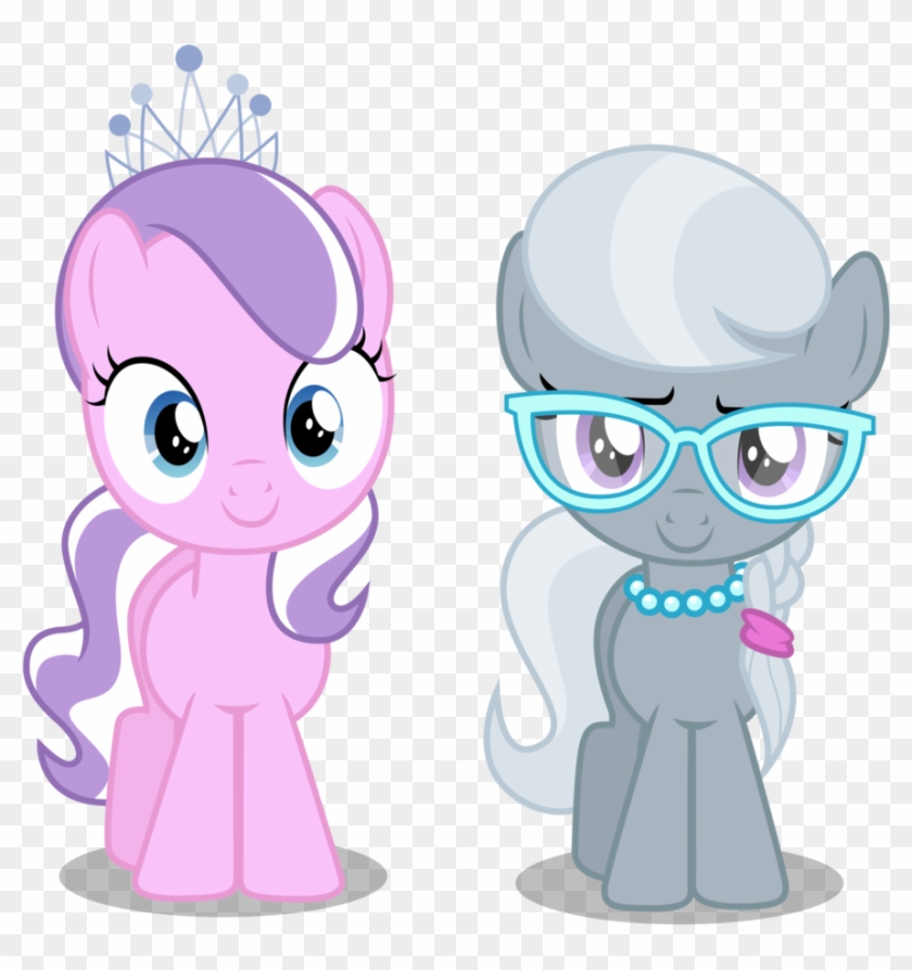 My Little Pony Diamond Tiara Grown Up - Mlp Diamond Tiara And Silver Spoon #954707