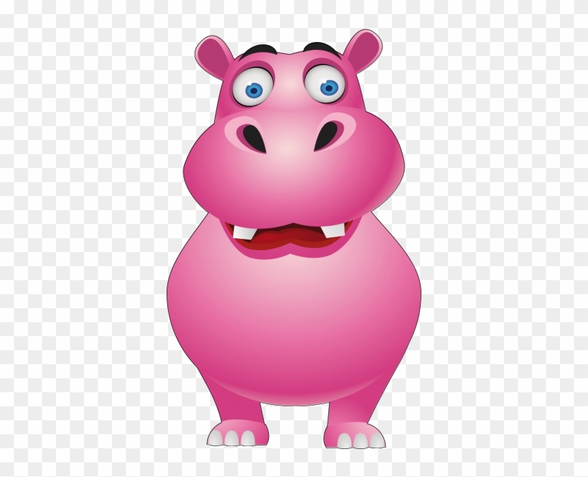 Hippopotamus Pink Cartoon Clip Art Images - Jungle #954724