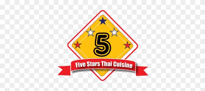 Five Stars Thai Cuisine Logo - Logo #954723