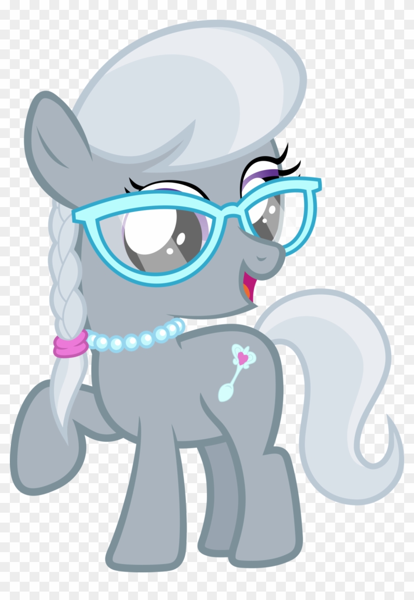 My Little Pony Diamond Tiara Grown Up - Mlp Silver Spoon Cutie Mark #954742