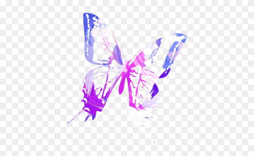 Purple Abstract Paint Pattern - Melanargia #954748