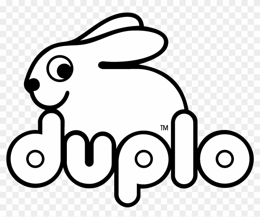 Duplo Lego Logo Black And White - Lego Duplo #954756