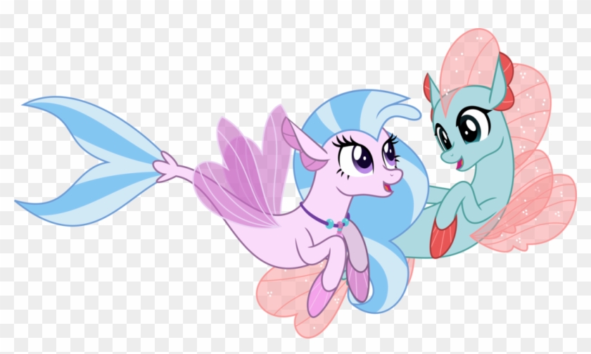 Seapony Silverstream And Ocellus By Https - Mlp Ocellus Seapony #954773