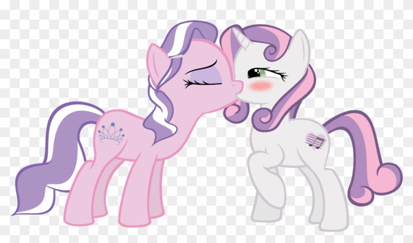 Diamond Tiara And Sweetie Belle By Darthlena - Cartoon #954802