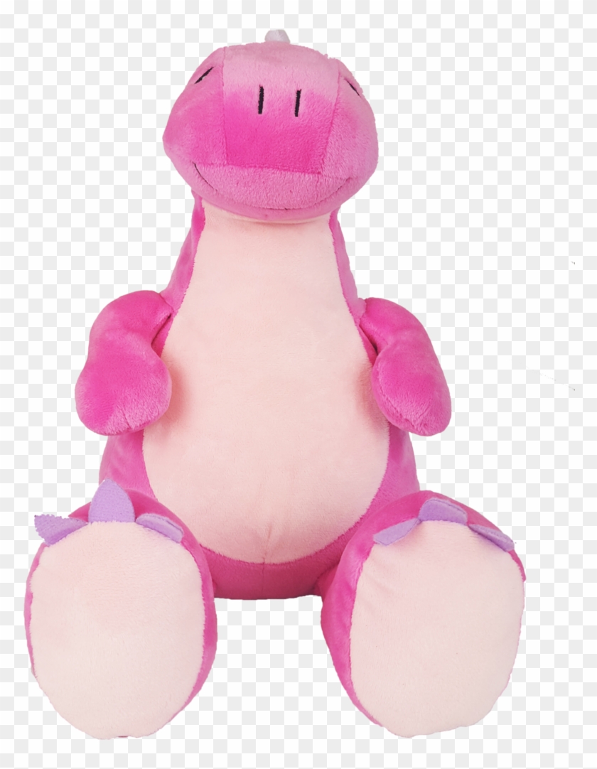 Dinosaur Pink - Monogrammed Me Personalised Stuffed Pink Dinosaur With #954...